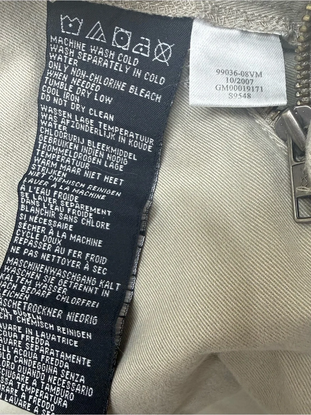 Harley Davidson Cargo Khaki Men’s Pants Motorcycle Size 33x32